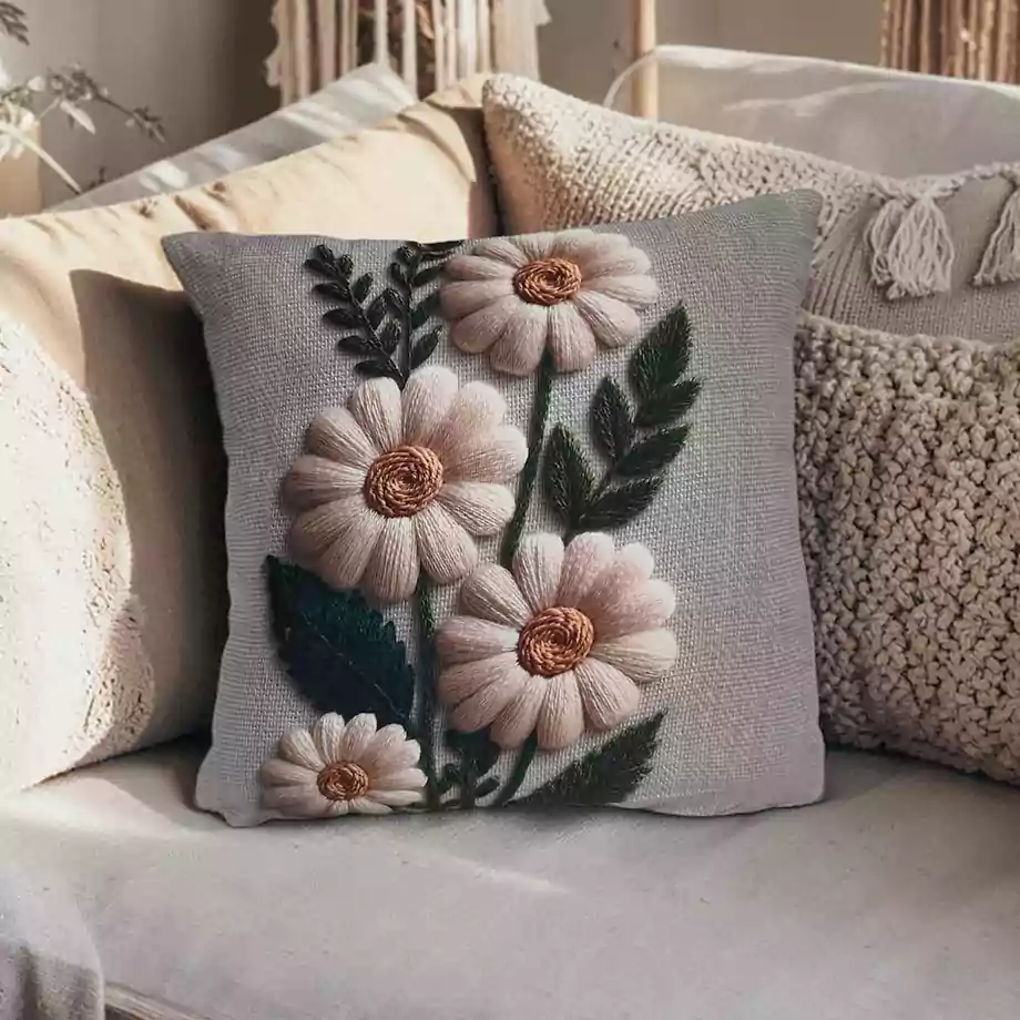 Bohem Desenli Dekoratif Kırlent Kılıfı 2li Set - Görsel 3