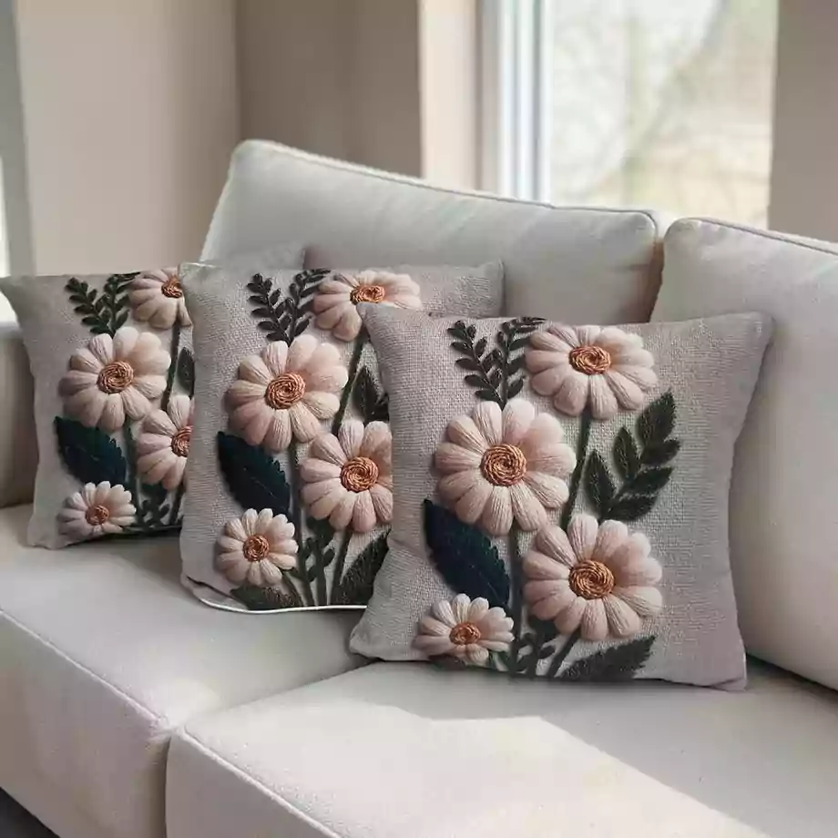 Bohem Desenli Dekoratif Kırlent Kılıfı 2li Set - Görsel 4