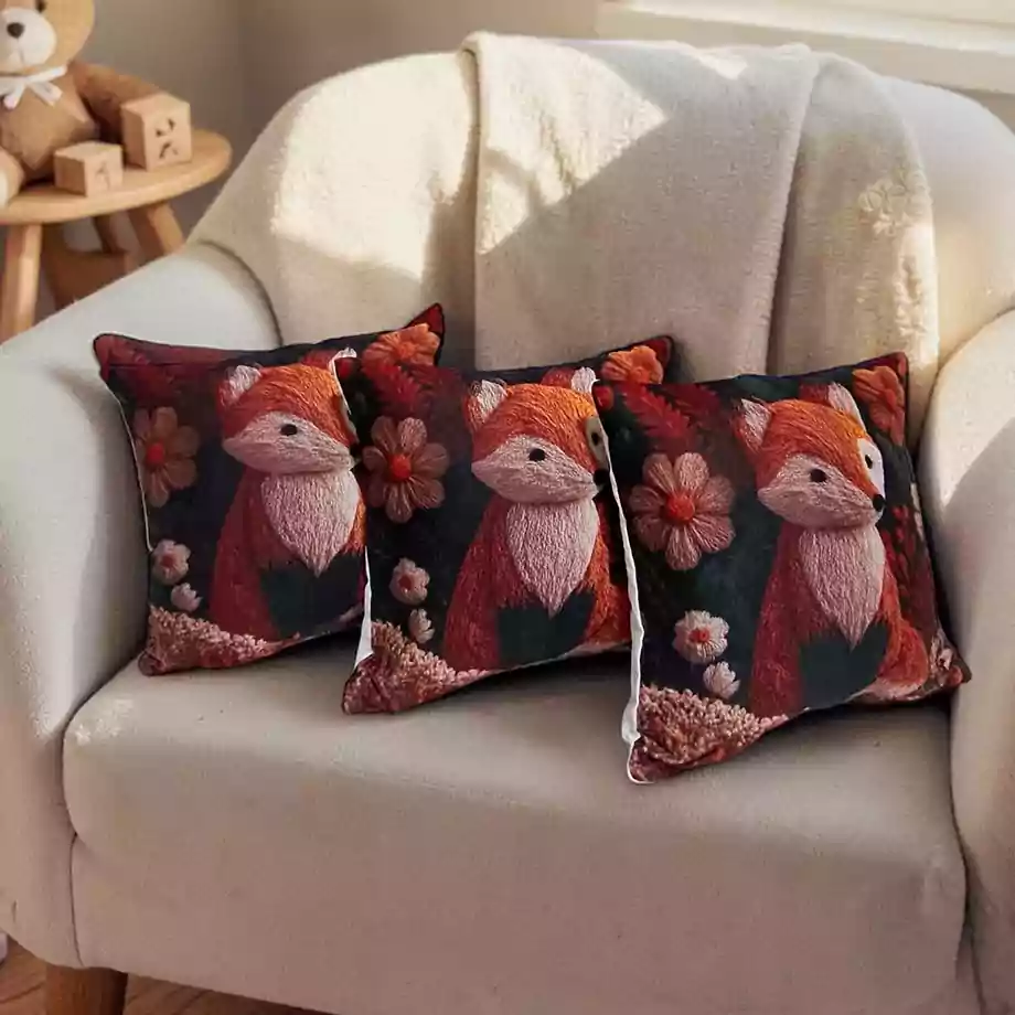 Modern Klasik Desenli Dekoratif Kırlent Kılıfı 2li Set - Görsel 3