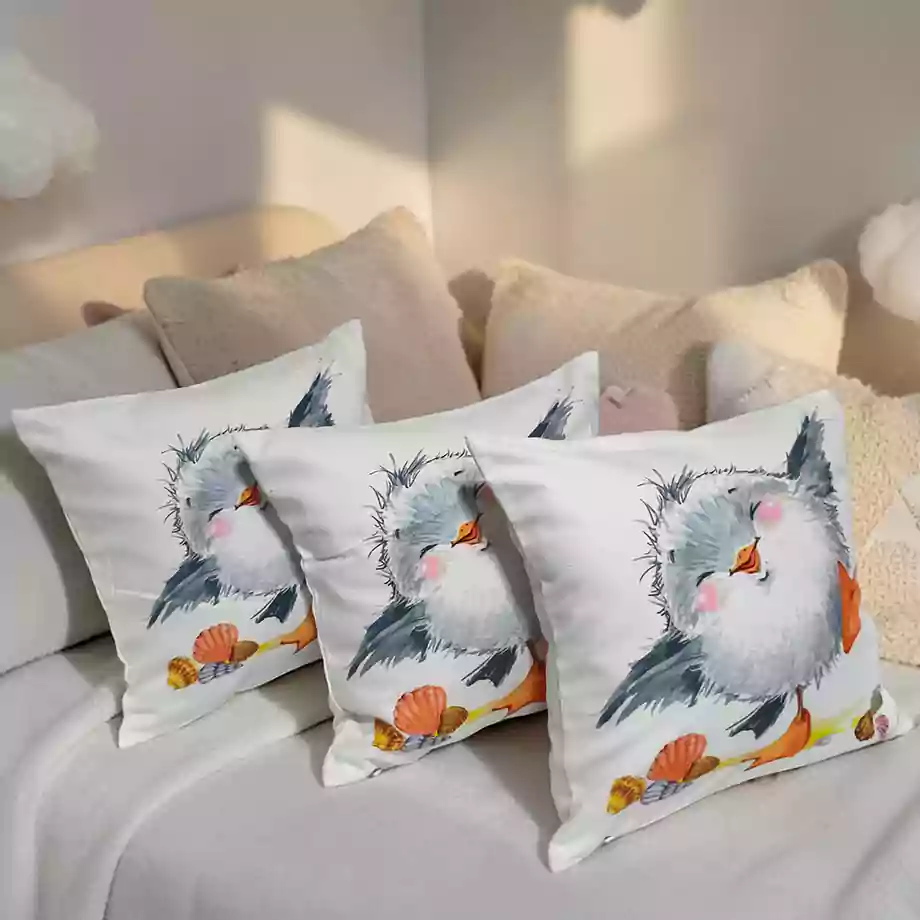 Soft Desenli Dekoratif Kırlent Kılıfı Çift Taraflı 2li Set - Görsel 2