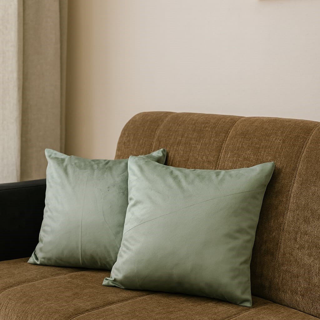 2li Set Modern Dekoratif Kırlent Kılıfı 43x43 cm Çift Taraflı - Görsel 6
