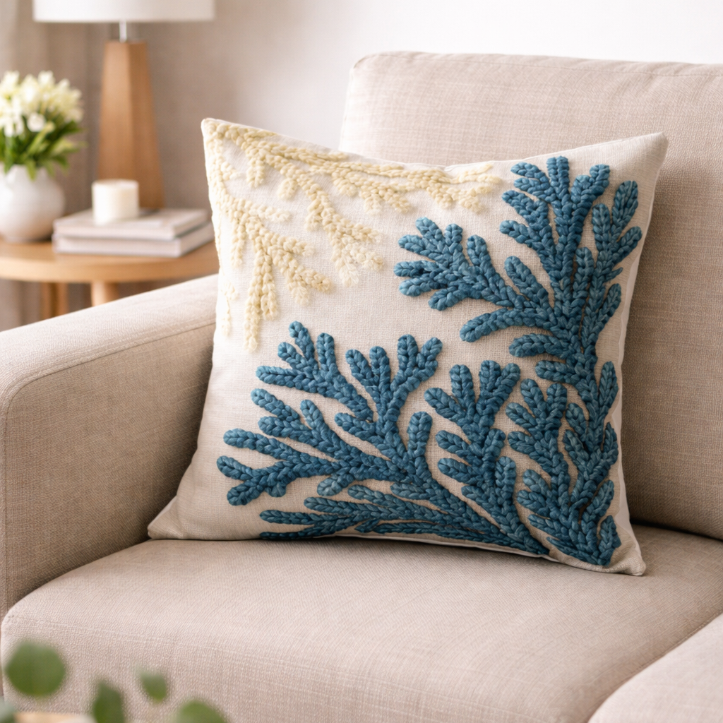 Özdağ Home Concept Modern Dijital Baskılı 3 Boyutlu Dekoratif Kırlent Kılıfı  2 li Set – Renkli, Şık ve Yıkanabilir (43x43 cm) - Görsel 2