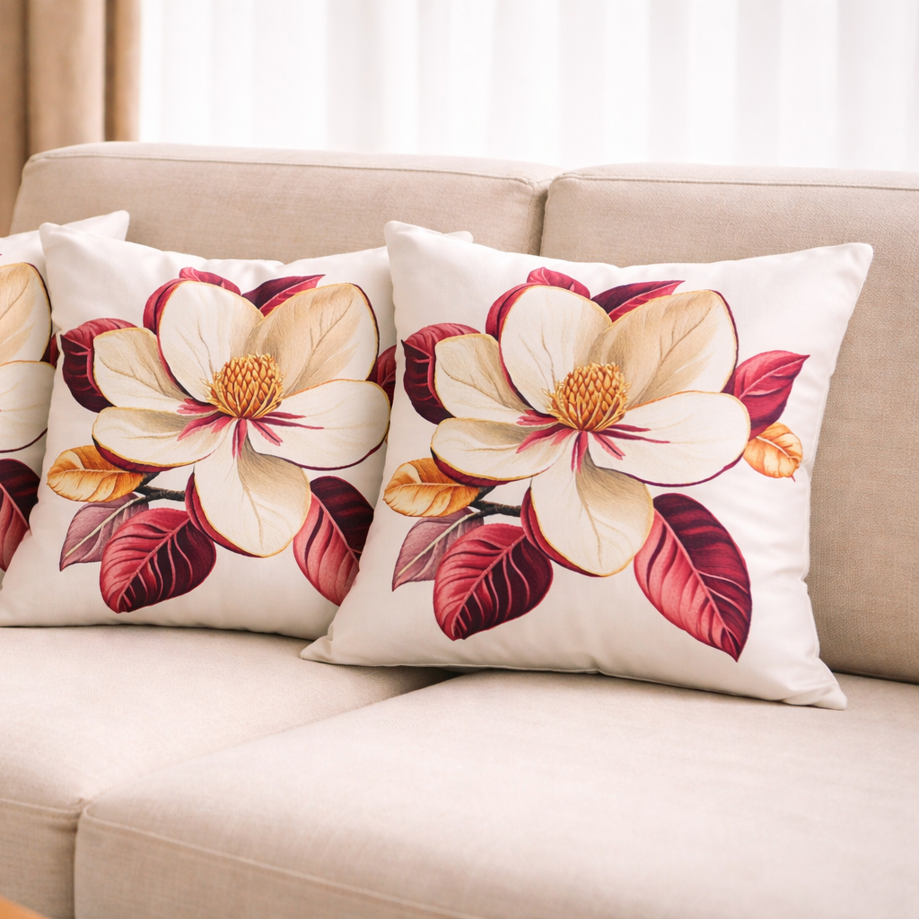 Özdağ Home Concept Modern Dijital Baskılı 3 Boyutlu Dekoratif Kırlent Kılıfı  2 li Set – Renkli, Şık ve Yıkanabilir (43x43 cm) - Görsel 4