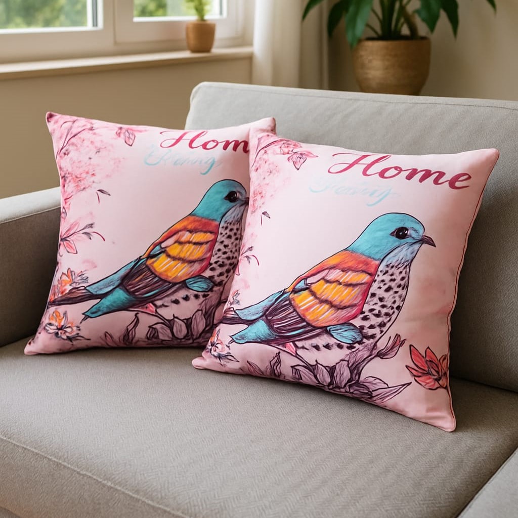 Özdağ Home Concept 2 Adet  43X43 cm Dijital Baskılı Premium Kumaş Dekoratif Kırlent Kılıfı | Salon & Oturma Odası - Görsel 5