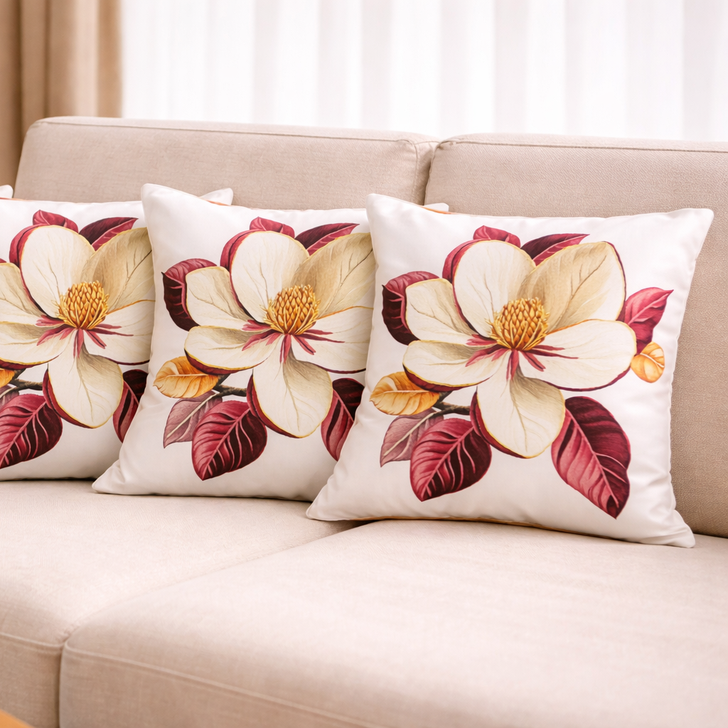 Özdağ Home Concept Modern Dijital Baskılı 3 Boyutlu Dekoratif Kırlent Kılıfı  2 li Set – Renkli, Şık ve Yıkanabilir (43x43 cm) - Görsel 3