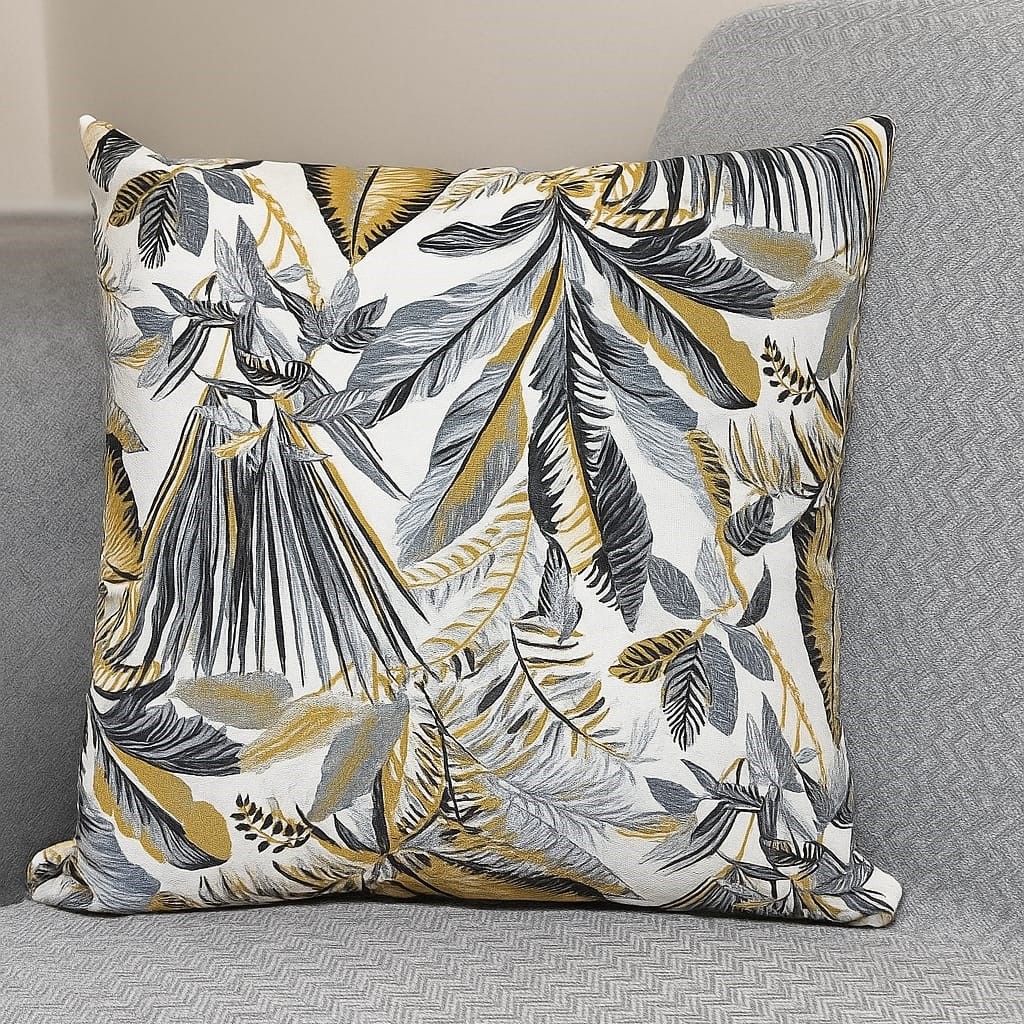 Çift Taraflı 2li Duck Kumaş Kırlent Kılıfı 43x43 cm (Safari Desen) - Görsel 2