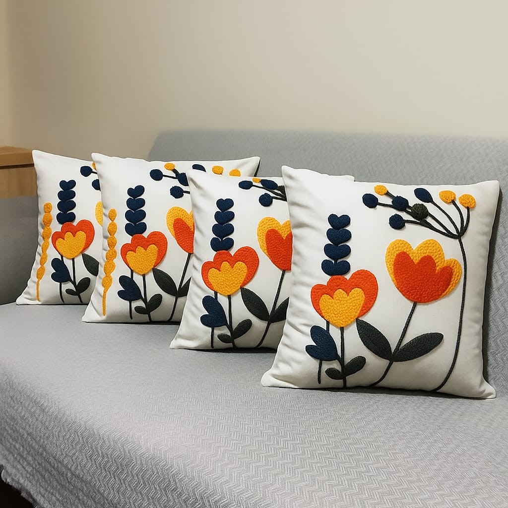 Özdağ Home Concept 2 Adet  43X43 cm Dijital Baskılı Premium Kumaş Dekoratif Kırlent Kılıfı |Salon & Oturma Odası - Görsel 2