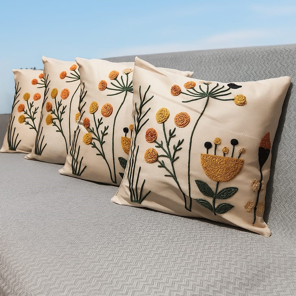 Özdağ Home Concept 2 Adet  43X43 cm Dijital Baskılı Premium Kumaş Dekoratif Kırlent Kılıfı |Salon & Oturma Odası - Görsel 2
