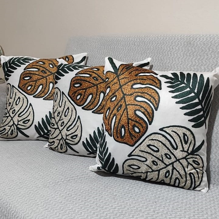 Özdağ Home Concept 2 Adet  43X43 cm Dijital Baskılı Premium Kumaş Dekoratif Kırlent Kılıfı - Görsel 3