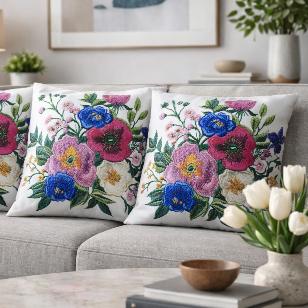 Özdağ Home Concept Modern Dijital Baskılı 3 Boyutlu Dekoratif Kırlent Kılıfı  2 li Set – Renkli, Şık ve Yıkanabilir (43x43 cm) - Görsel 4