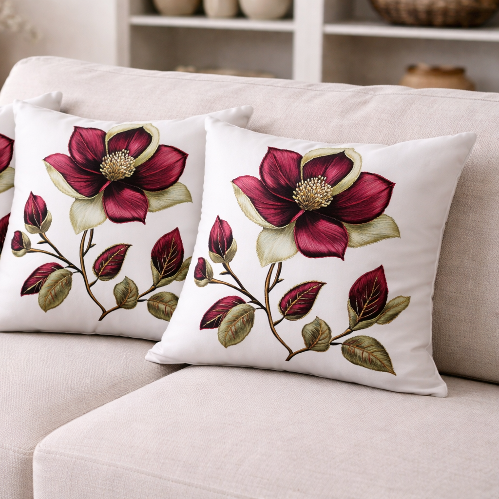 Özdağ Home Concept Modern Dijital Baskılı 3 Boyutlu Dekoratif Kırlent Kılıfı  2 li Set – Renkli, Şık ve Yıkanabilir (43x43 cm) - Görsel 4
