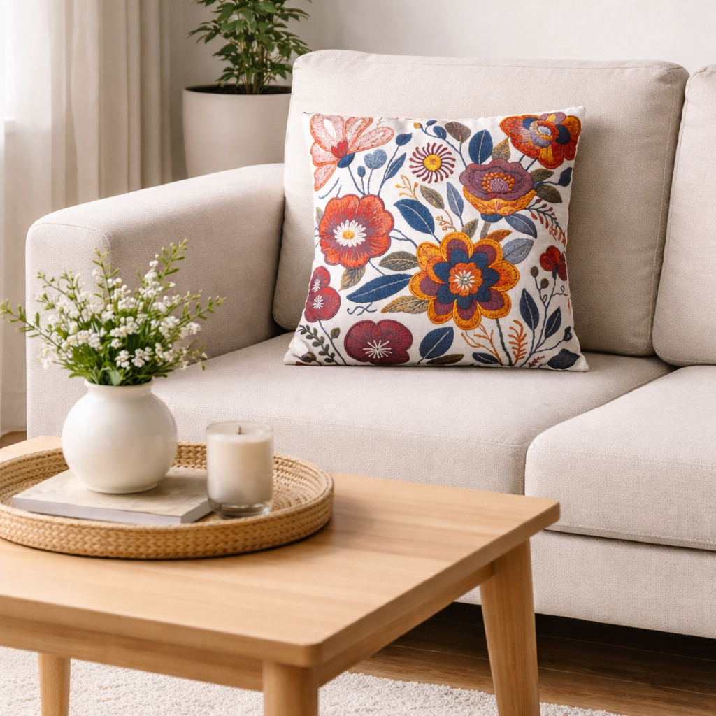 Özdağ Home Concept Modern Dijital Baskılı 3 Boyutlu Dekoratif Kırlent Kılıfı  2 li Set – Renkli, Şık ve Yıkanabilir (43x43 cm) - Görsel 3