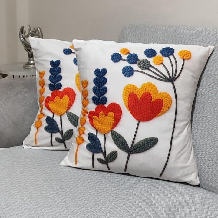 Özdağ Home Concept 2 Adet  43X43 cm Dijital Baskılı Premium Kumaş Dekoratif Kırlent Kılıfı |Salon & Oturma Odası - Görsel 5