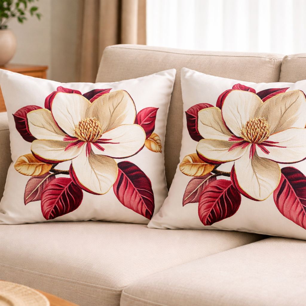 Özdağ Home Concept Modern Dijital Baskılı 3 Boyutlu Dekoratif Kırlent Kılıfı  2 li Set – Renkli, Şık ve Yıkanabilir (43x43 cm) - Görsel 2