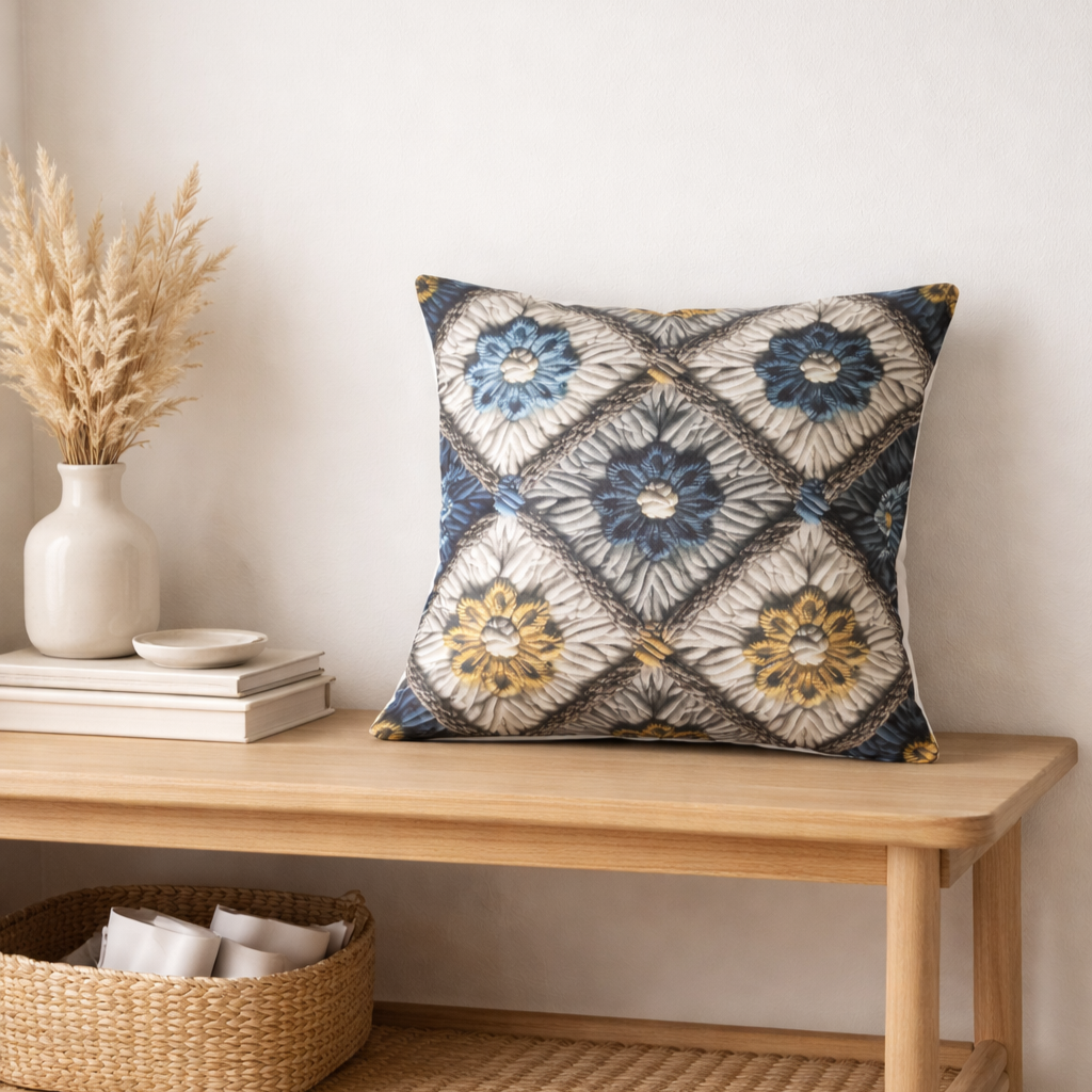 Özdağ Home Concept Modern Dijital Baskılı 3 Boyutlu Dekoratif Kırlent Kılıfı  2 li Set – Renkli, Şık ve Yıkanabilir (43x43 cm) - Görsel 2