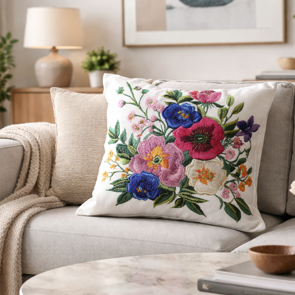 Özdağ Home Concept Modern Dijital Baskılı 3 Boyutlu Dekoratif Kırlent Kılıfı  2 li Set – Renkli, Şık ve Yıkanabilir (43x43 cm) - Görsel 5