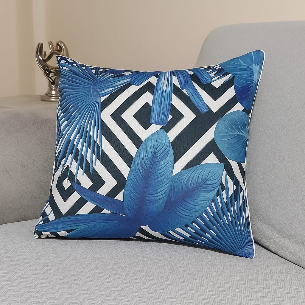 Özdağ Home Concept 2 Adet  43X43 cm Dijital Baskılı Premium Kumaş Dekoratif Kırlent Kılıfı |Salon & Oturma Odası - Görsel 2