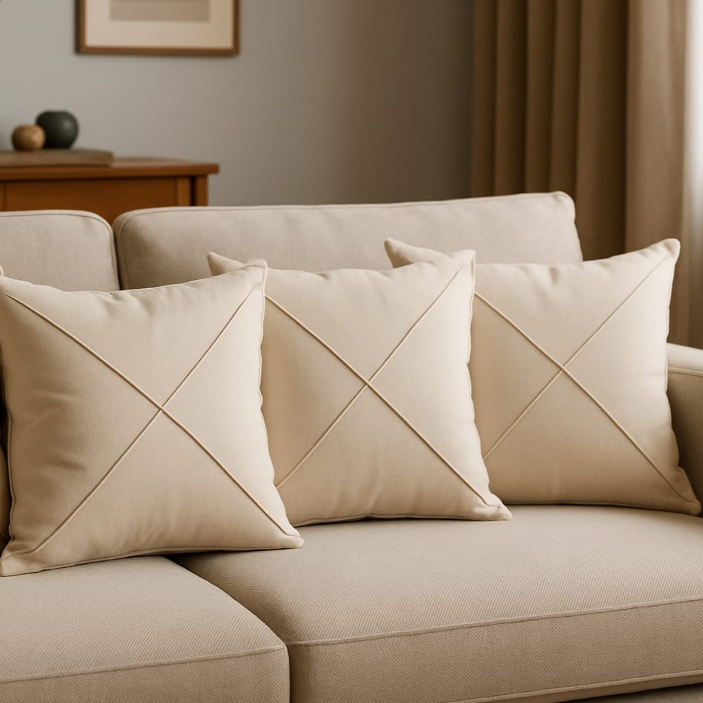 Özdağ Home Concept Duck Kumaş Kırlent Kılıfı 43X43 cm 2’li Set – Leke Tutmaz, Modern Tasarım - Görsel 2