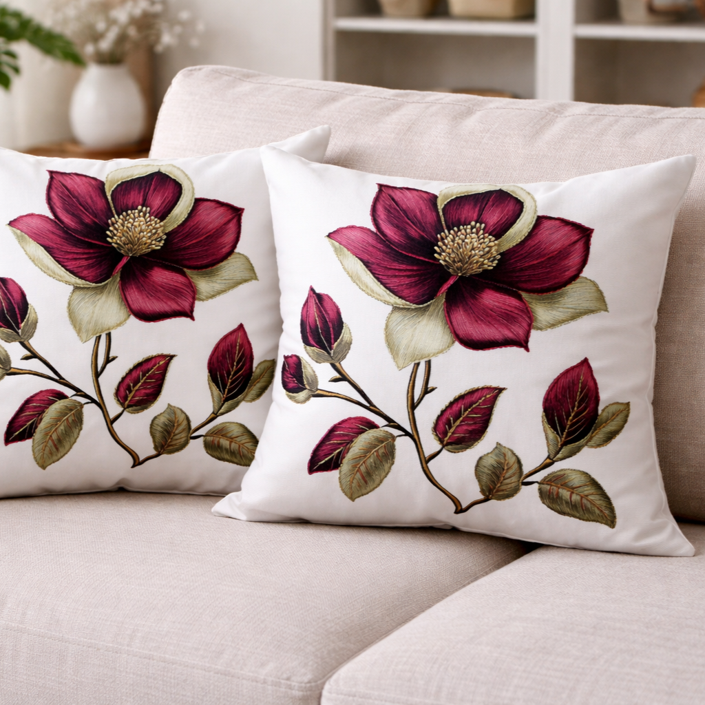 Özdağ Home Concept Modern Dijital Baskılı 3 Boyutlu Dekoratif Kırlent Kılıfı  2 li Set – Renkli, Şık ve Yıkanabilir (43x43 cm) - Görsel 2