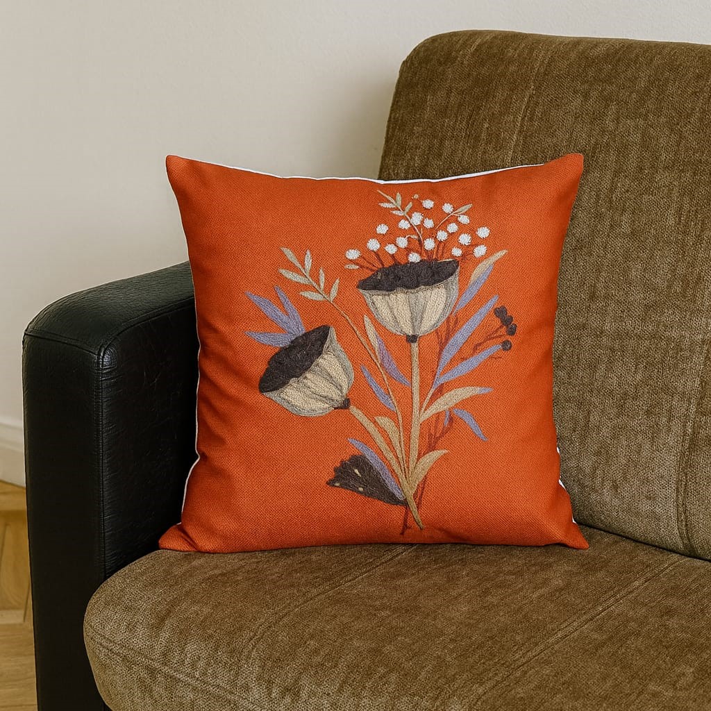 Özdağ Home Concept 2 Adet  43X43 cm Dijital Baskılı Premium Kumaş Dekoratif Kırlent Kılıfı - Görsel 2