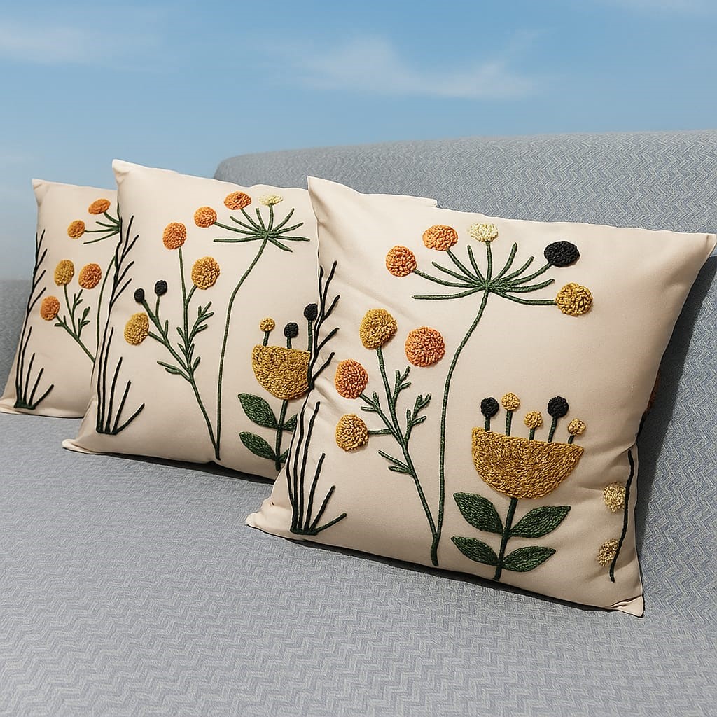 Özdağ Home Concept 2 Adet  43X43 cm Dijital Baskılı Premium Kumaş Dekoratif Kırlent Kılıfı |Salon & Oturma Odası - Görsel 4