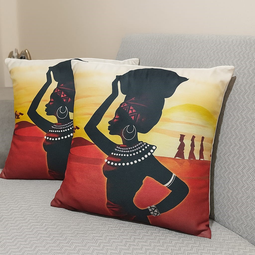 Özdağ Home Concept 2 Adet  43X43 cm Dijital Baskılı Premium Kumaş Dekoratif Kırlent Kılıfı |Salon & Oturma Odası - Görsel 4