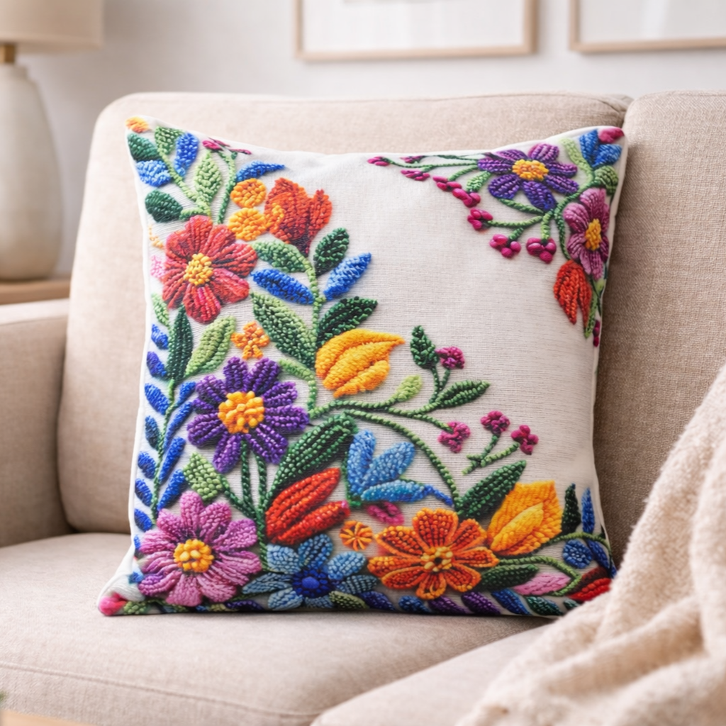 Özdağ Home Concept Modern Dijital Baskılı 3 Boyutlu Dekoratif Kırlent Kılıfı  2 li Set – Renkli, Şık ve Yıkanabilir (43x43 cm) - Görsel 2