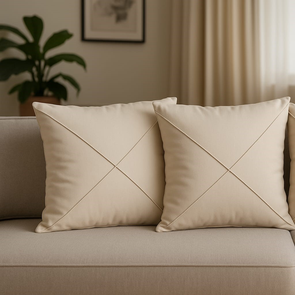 Özdağ Home Concept Duck Kumaş Kırlent Kılıfı 43X43 cm 2’li Set – Leke Tutmaz, Modern Tasarım - Görsel 4