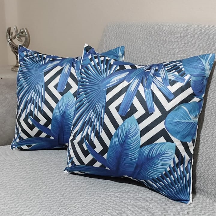 Özdağ Home Concept 2 Adet  43X43 cm Dijital Baskılı Premium Kumaş Dekoratif Kırlent Kılıfı |Salon & Oturma Odası - Görsel 6