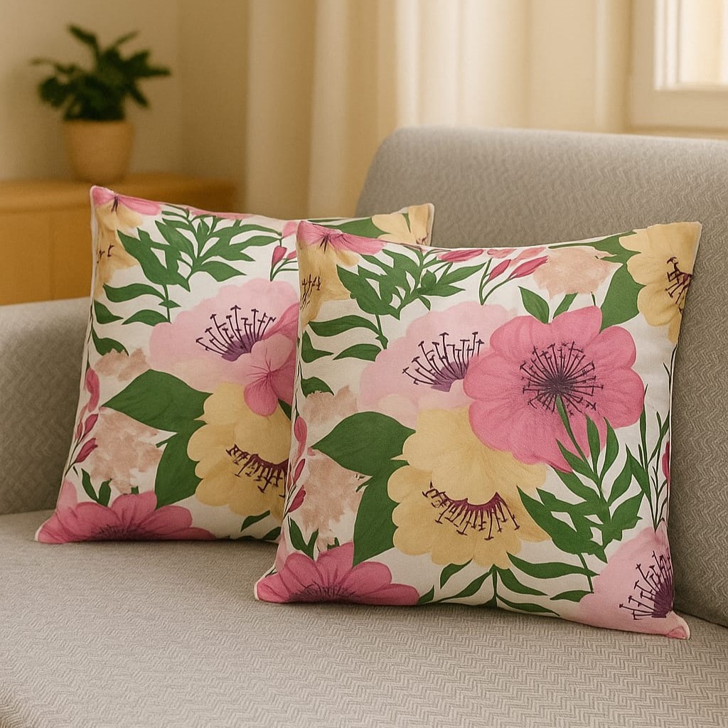 Özdağ Home Concept 2 Adet  43X43 cm Dijital Baskılı Premium Kumaş Dekoratif Kırlent Kılıfı |Salon & Oturma Odası - Görsel 2