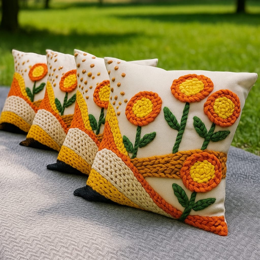 Özdağ Home Concept 2 Adet  43X43 cm Dijital Baskılı Premium Kumaş Dekoratif Kırlent Kılıfı |Salon & Oturma Odası - Görsel 3
