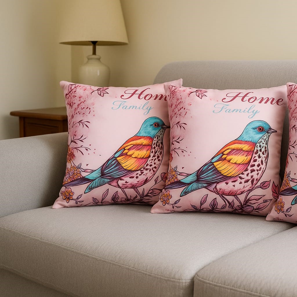 Özdağ Home Concept 2 Adet  43X43 cm Dijital Baskılı Premium Kumaş Dekoratif Kırlent Kılıfı | Salon & Oturma Odası - Görsel 7