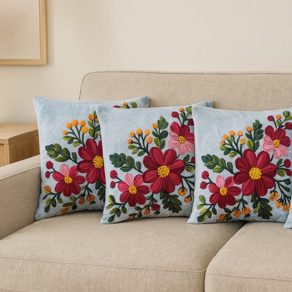 Özdağ Home Concept 2 Adet  43X43 cm Dijital Baskılı Premium Kumaş Dekoratif Kırlent Kılıfı - Görsel 4