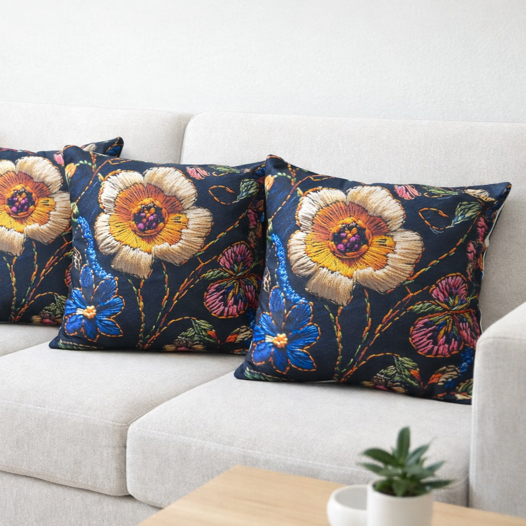 Özdağ Home Concept Modern Dijital Baskılı 3 Boyutlu Dekoratif Kırlent Kılıfı  2 li Set – Renkli, Şık ve Yıkanabilir (43x43 cm) - Görsel 2