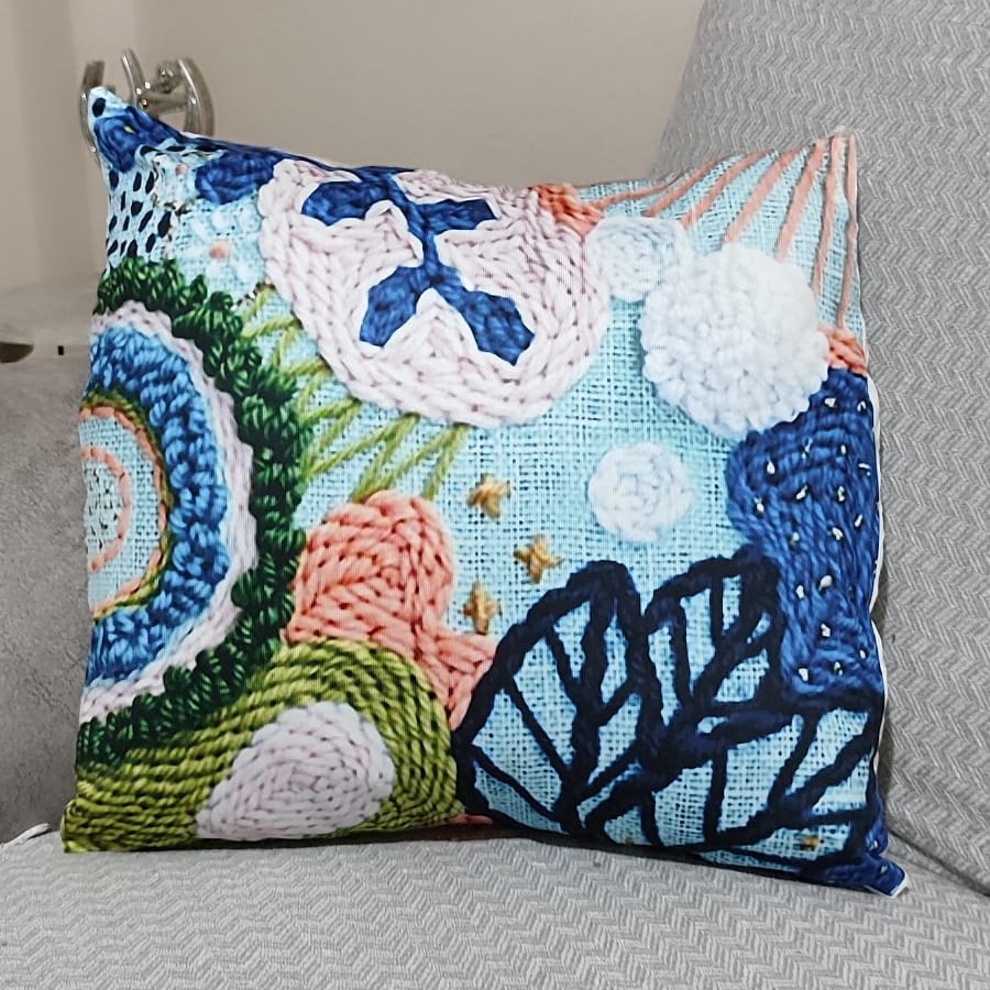 Özdağ Home Concept 2 Adet  43X43 cm Dijital Baskılı Premium Kumaş Dekoratif Kırlent Kılıfı |Salon & Oturma Odası - Görsel 3