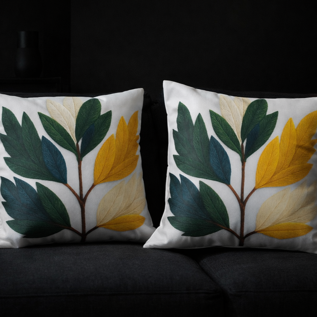 Özdağ Home Concept Modern Dijital Baskılı 3 Boyutlu Dekoratif Kırlent Kılıfı  2 li Set – Renkli, Şık ve Yıkanabilir (43x43 cm) - Görsel 2