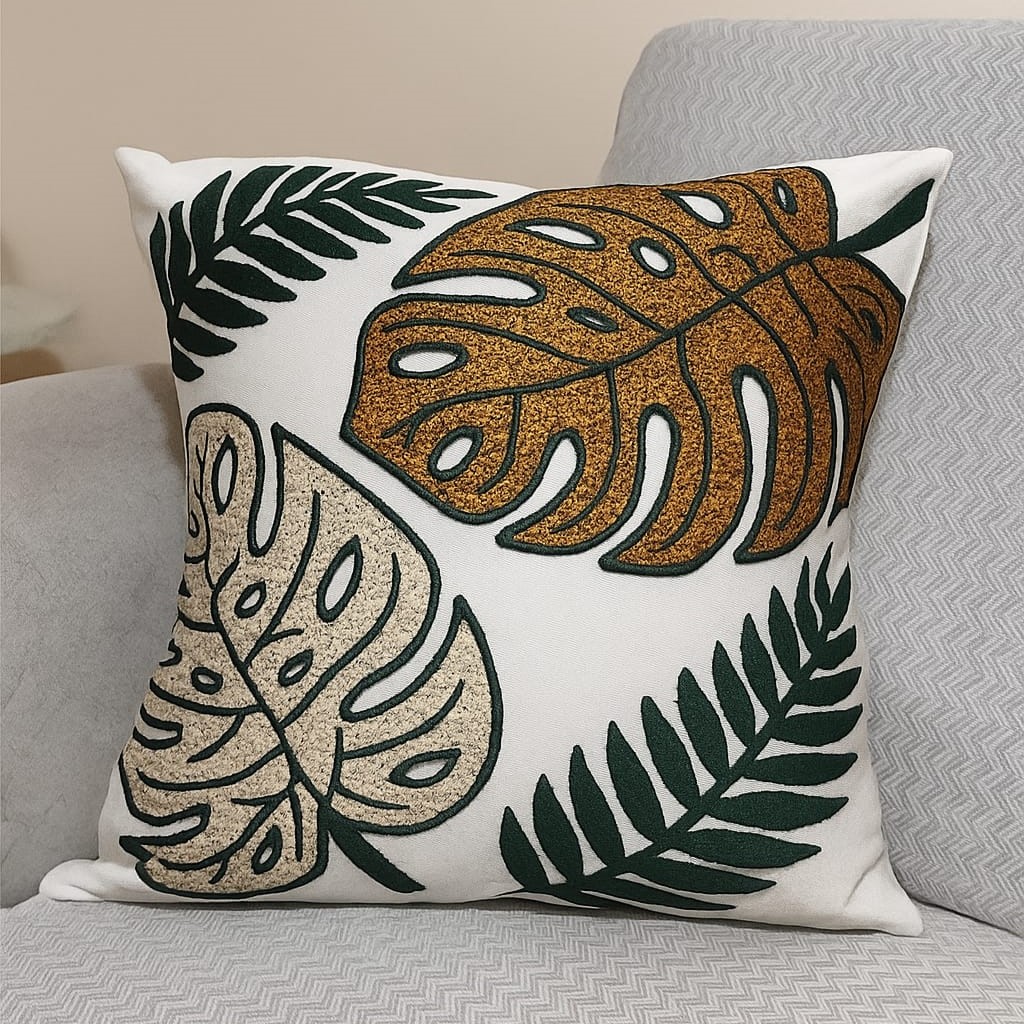 Özdağ Home Concept 2 Adet  43X43 cm Dijital Baskılı Premium Kumaş Dekoratif Kırlent Kılıfı - Görsel 6