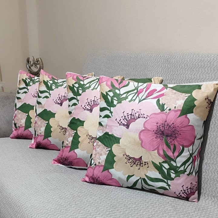 Özdağ Home Concept 2 Adet  43X43 cm Dijital Baskılı Premium Kumaş Dekoratif Kırlent Kılıfı |Salon & Oturma Odası - Görsel 4