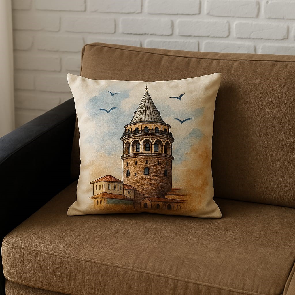 Özdağ Home Concept 2 Adet  43X43 cm Dijital Baskılı Premium Kumaş Dekoratif Kırlent Kılıfı - Görsel 4