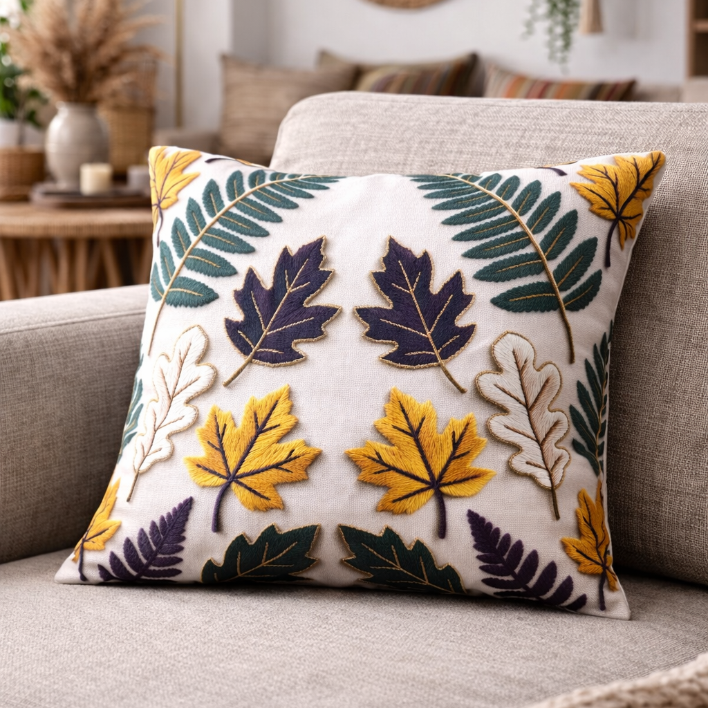 3D Dijital Baskı Premium Kumaş Kırlent Kılıfı 43x43 cm 2’li Set–Dekoratif Yastık - Görsel 2