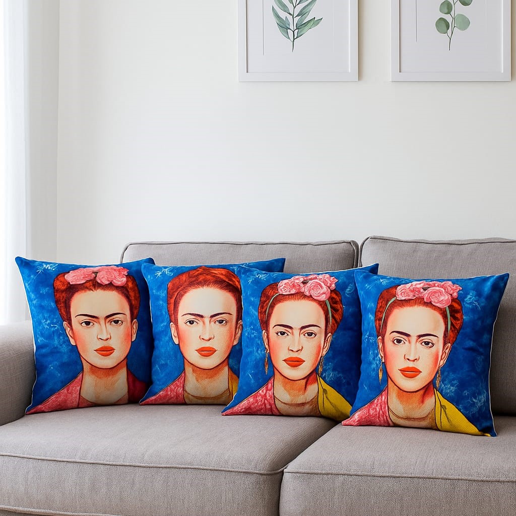 Özdağ Home Concept 2 Adet  43X43 cm Dijital Baskılı Premium Kumaş Dekoratif Kırlent Kılıfı |Salon & Oturma Odası - Görsel 4