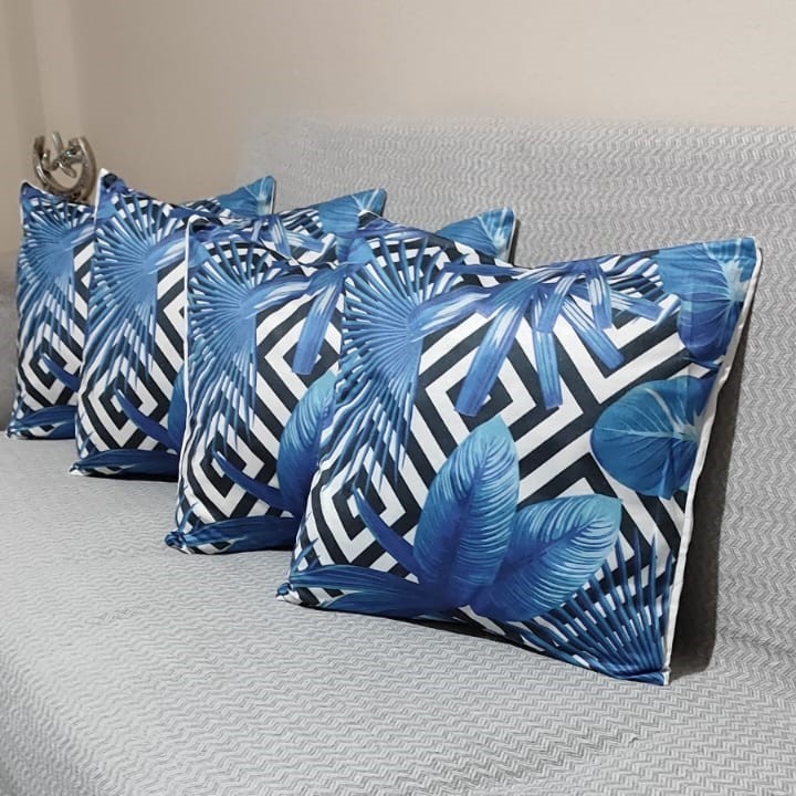 Özdağ Home Concept 2 Adet  43X43 cm Dijital Baskılı Premium Kumaş Dekoratif Kırlent Kılıfı |Salon & Oturma Odası - Görsel 5