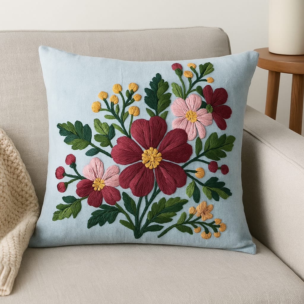 Özdağ Home Concept 2 Adet  43X43 cm Dijital Baskılı Premium Kumaş Dekoratif Kırlent Kılıfı - Görsel 3