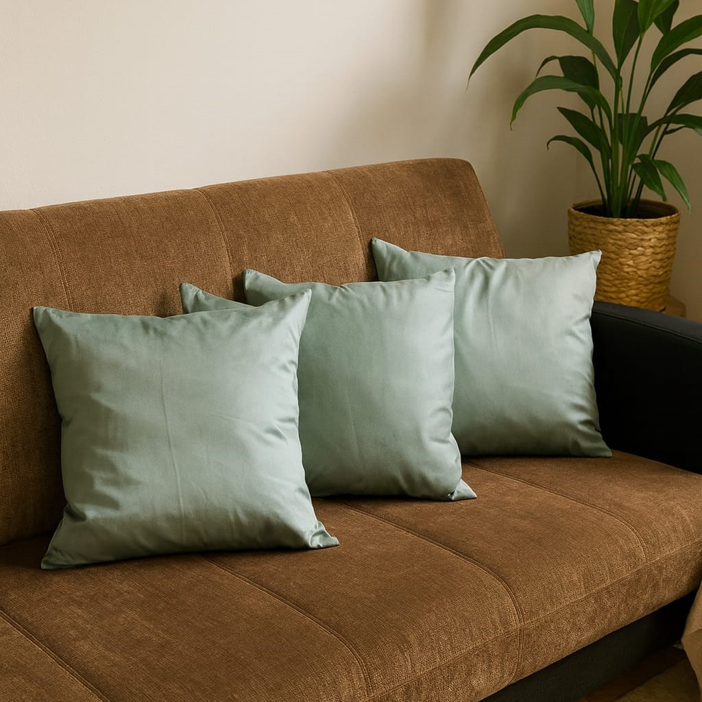 2li Set Modern Dekoratif Kırlent Kılıfı 43x43 cm Çift Taraflı - Görsel 4