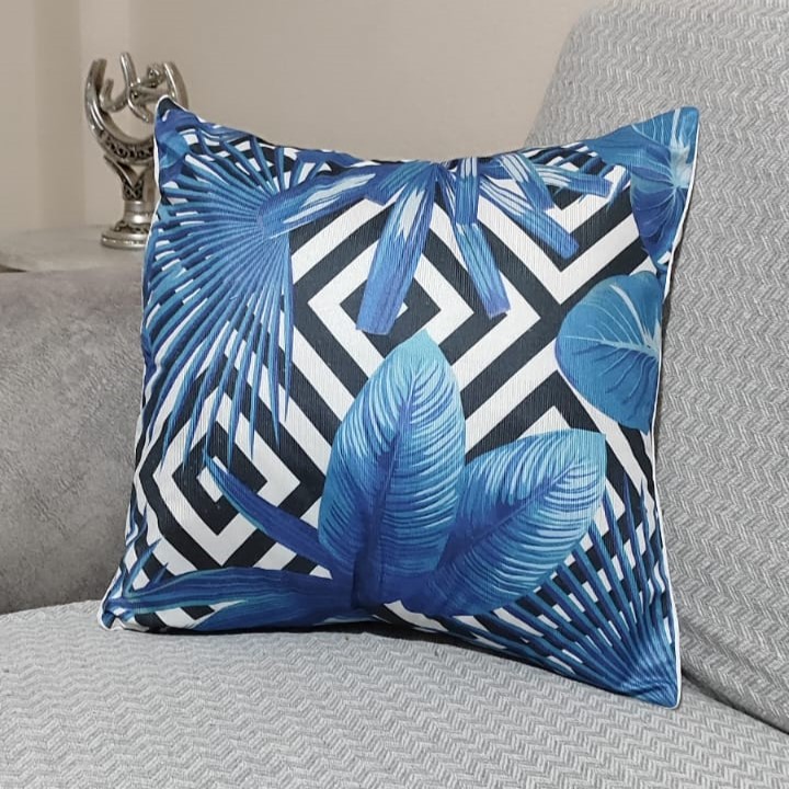 Özdağ Home Concept 2 Adet  43X43 cm Dijital Baskılı Premium Kumaş Dekoratif Kırlent Kılıfı |Salon & Oturma Odası - Görsel 4