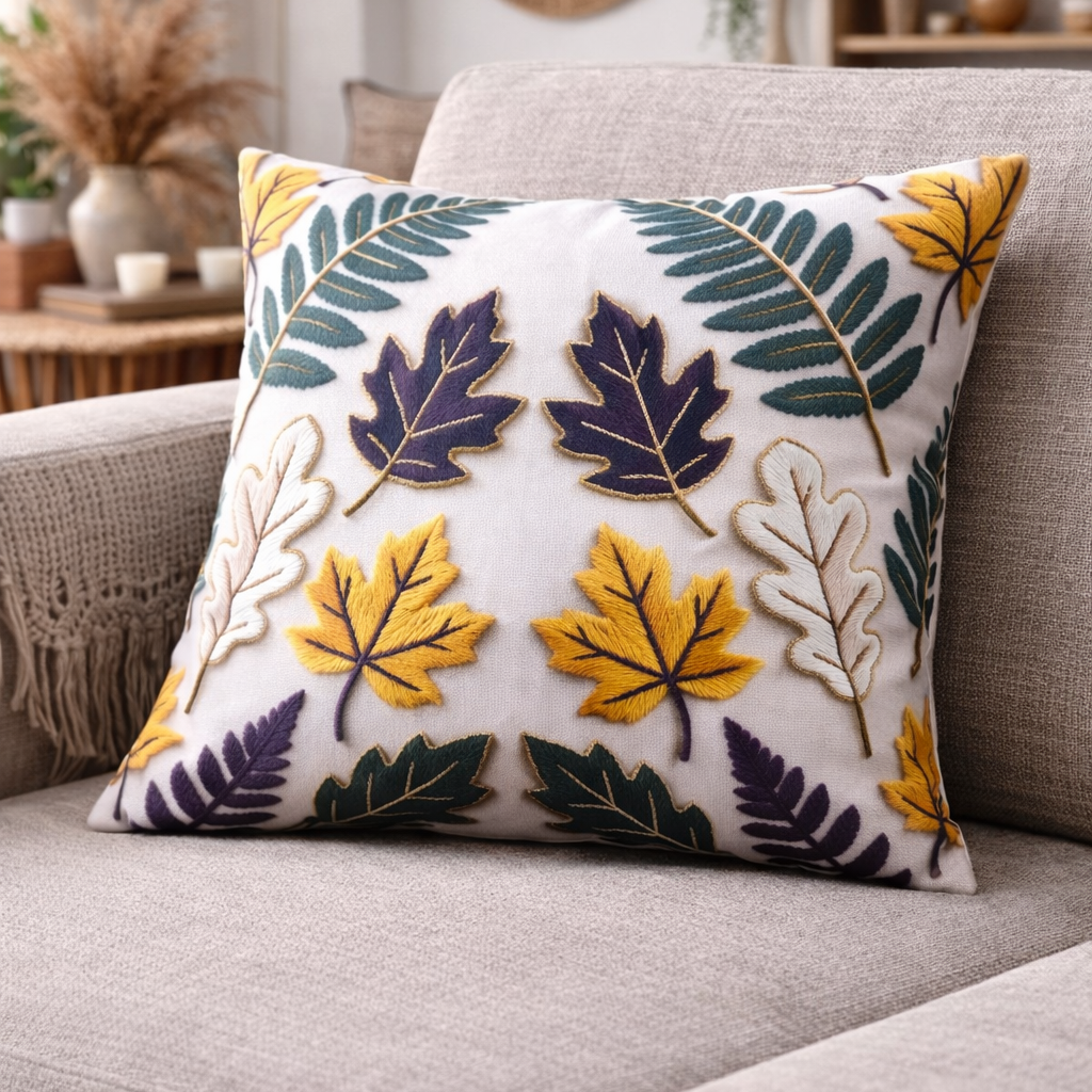 3D Dijital Baskı Premium Kumaş Kırlent Kılıfı 43x43 cm 2’li Set–Dekoratif Yastık - Görsel 4