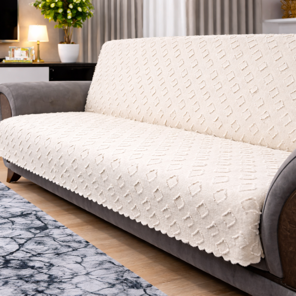 Özdağ Home Concept Şönil 3’lü Kanepe Koltuk Örtüsü – Yumuşak Dokulu, Dayanıklı ve Şık Koltuk Şalı - Görsel 7