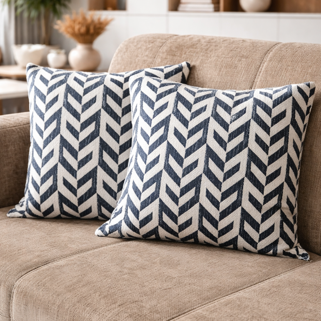 2 Adet 43X43 cm Dijital Baskılı Dekoratif Kırlent Kılıfı - Görsel 7