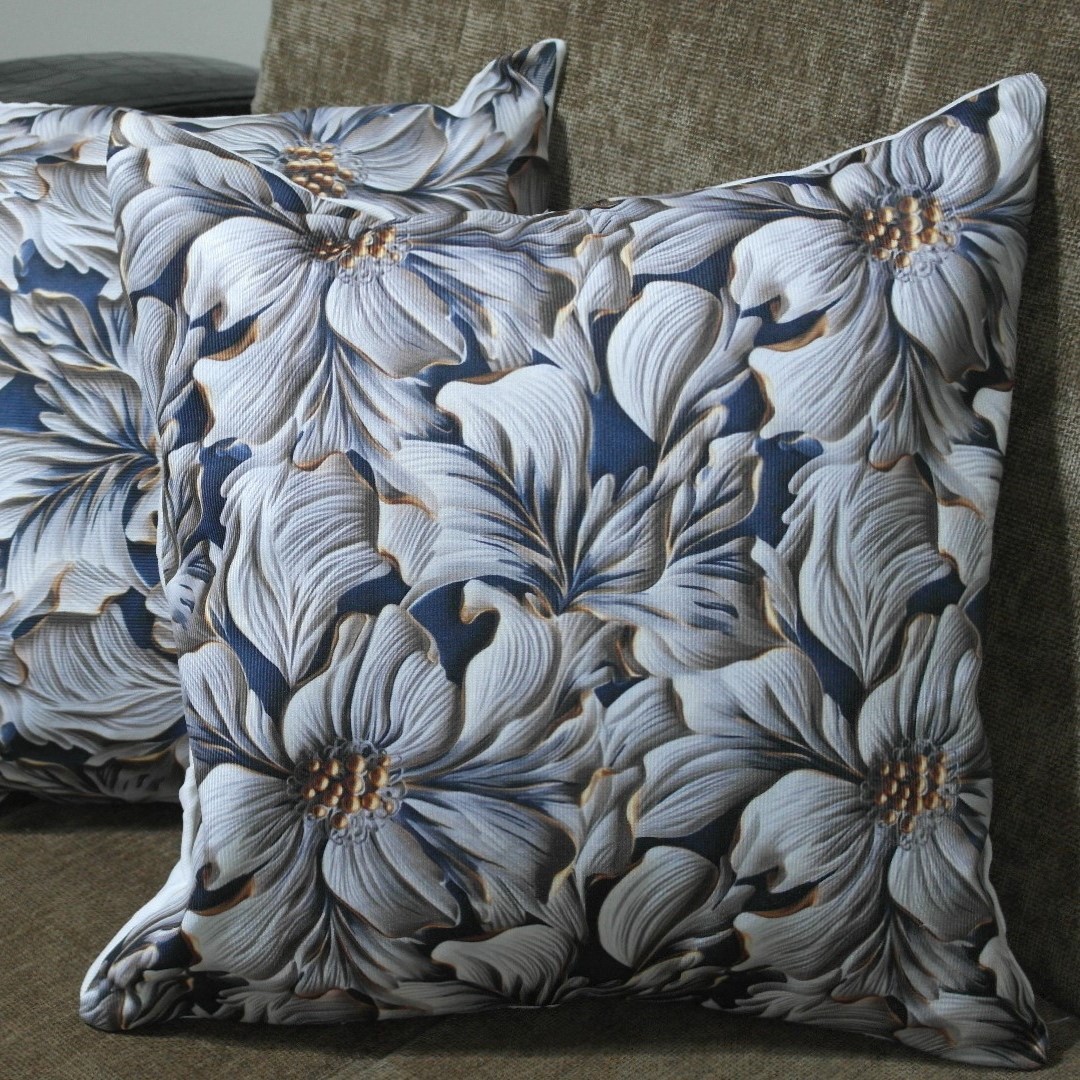 Özdağ Home Concept Modern Dijital Baskılı 3 Boyutlu Dekoratif Kırlent Kılıfı  2 li Set – Renkli, Şık ve Yıkanabilir (43x43 cm) - Görsel 5