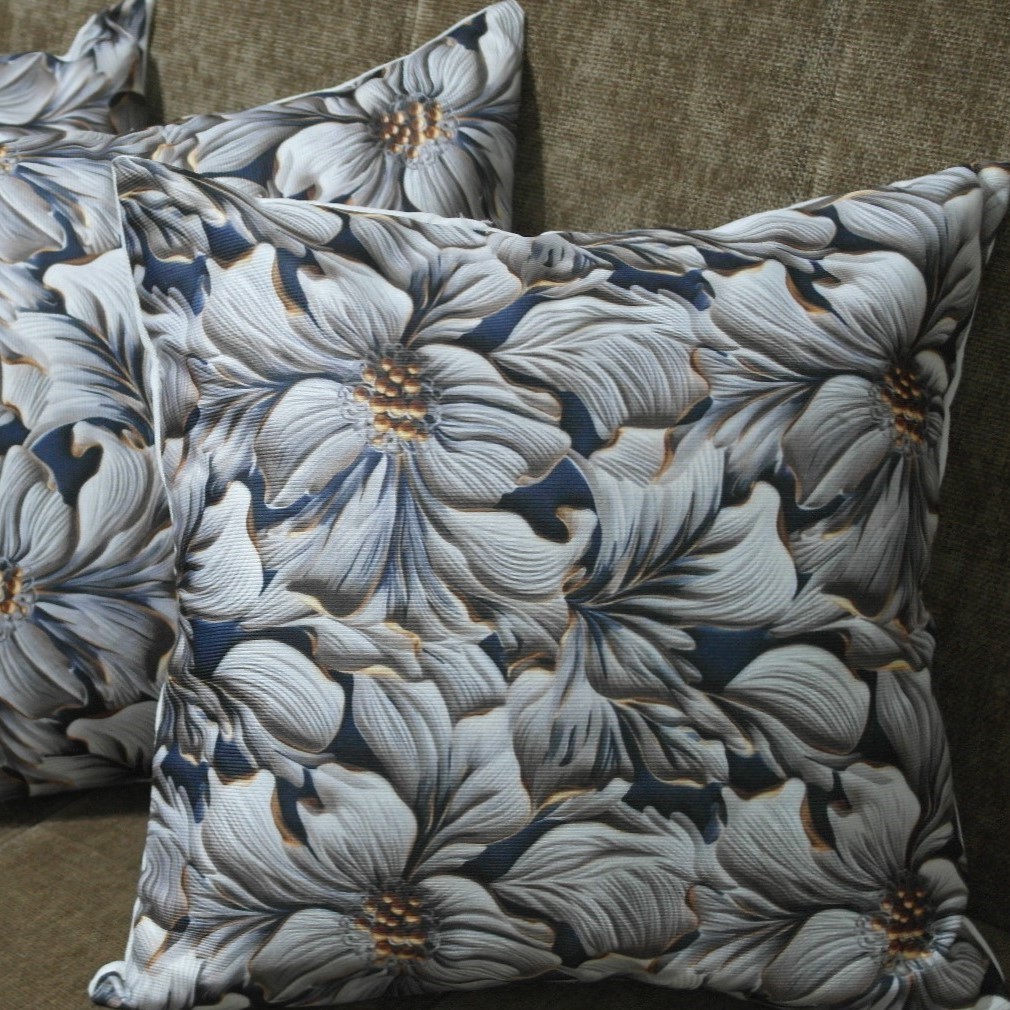 Özdağ Home Concept Modern Dijital Baskılı 3 Boyutlu Dekoratif Kırlent Kılıfı  2 li Set – Renkli, Şık ve Yıkanabilir (43x43 cm) - Görsel 6